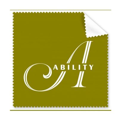 Ability Able Letters Cleaning Cloth Phone Screen Glasses Cleaner 5pcs
