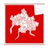 Beautiful Rich Flowers Art Deco Gift Fashion Cleaning Cloth Phone Screen Glasses Cleaner 5pcs view 1