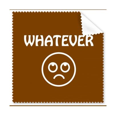 Expression Whatever Choice Influence Cleaning Cloth Phone Screen Glasses Cleaner 5pcs