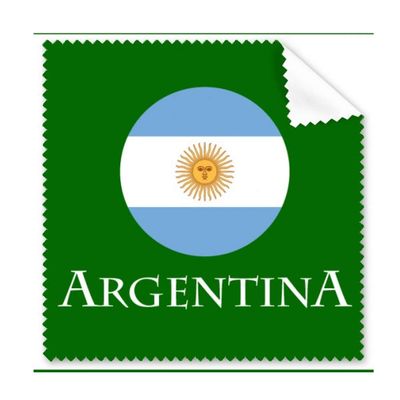 Argentine Football South American Flag Cleaning Cloth Phone Screen Glasses Cleaner 5pcs