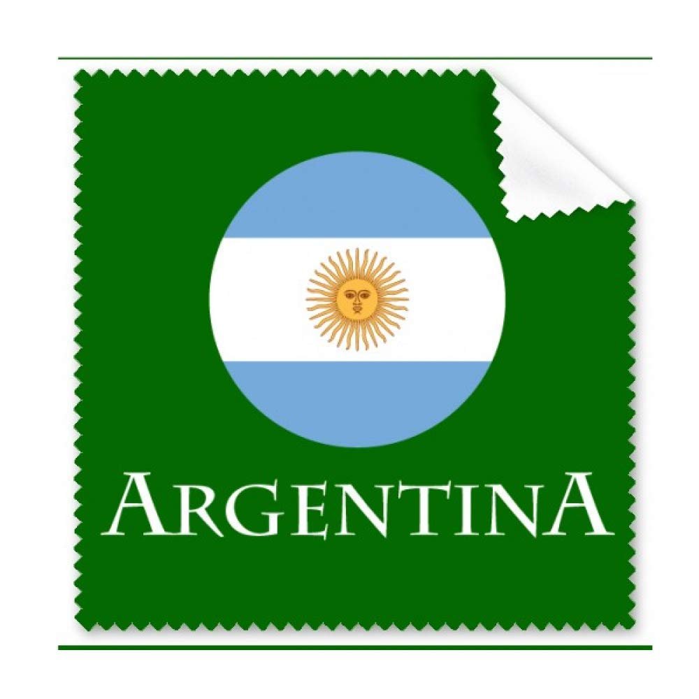 Argentine Football South American Flag Cleaning Cloth Phone Screen Glasses Cleaner 5pcs