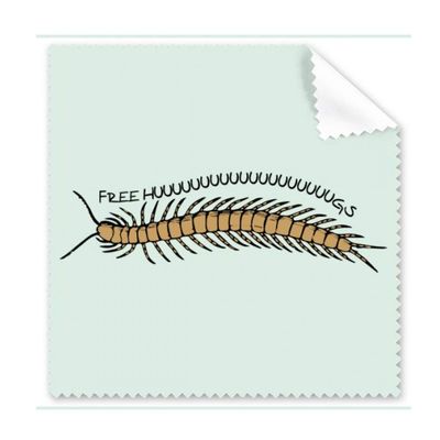 Centipede Leg Number Embrace Damage Cleaning Cloth Phone Screen Glasses Cleaner 5pcs