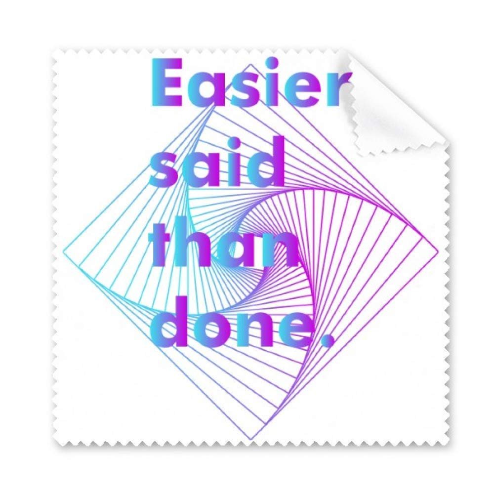 Active Speech Square Art Deco Gift Fashion Cleaning Cloth Phone Screen Glasses Cleaner 5pcs