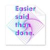 Active Speech Square Art Deco Gift Fashion Cleaning Cloth Phone Screen Glasses Cleaner 5pcs view 1