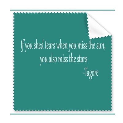 Qoutes Healing Sentences Star Tear Cheer Up Cleaning Cloth Phone Screen Glasses Cleaner 5pcs