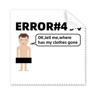 Body Men Look Clothes Art Deco Gift Fashion Cleaning Cloth Phone Screen Glasses Cleaner 5pcs