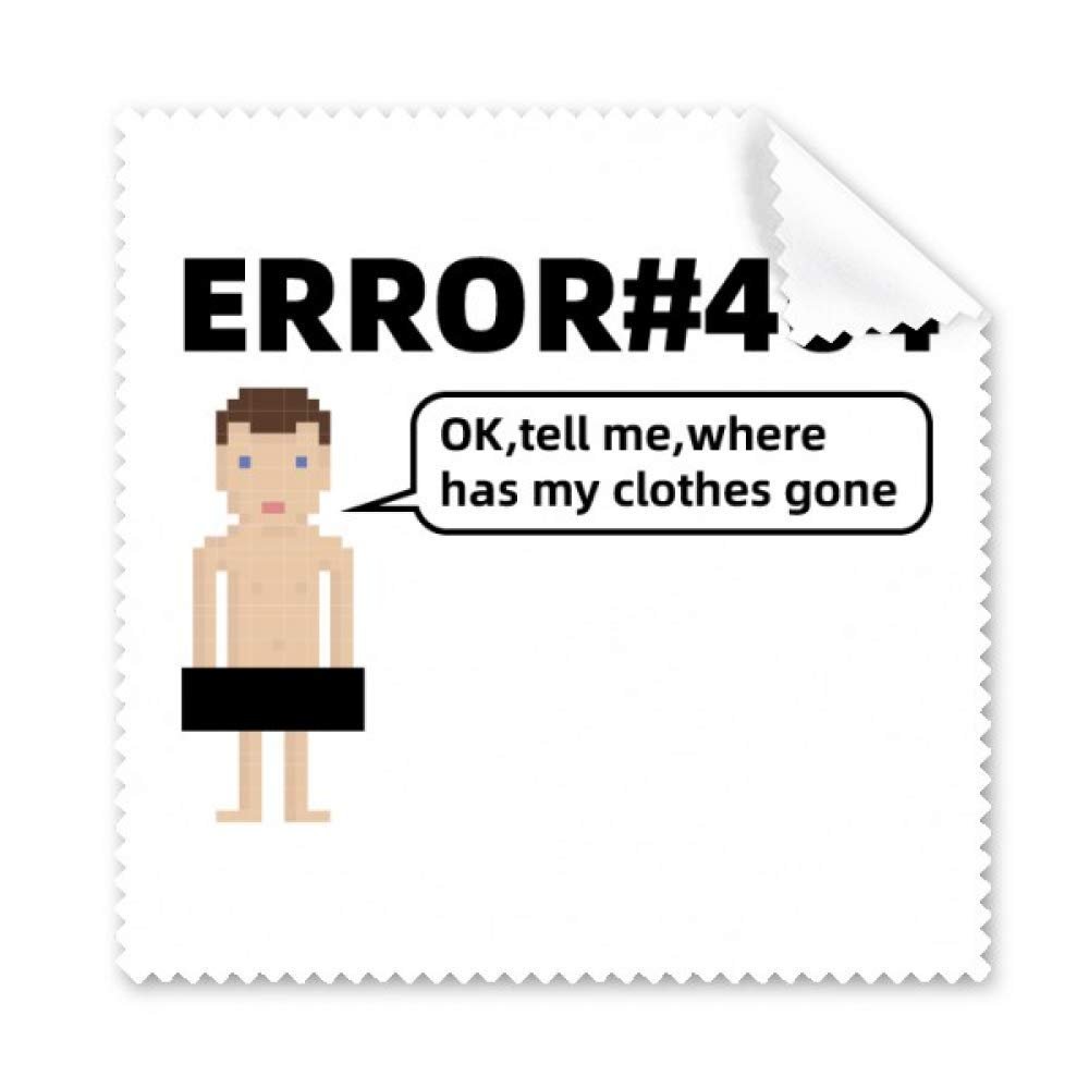Body Men Look Clothes Art Deco Gift Fashion Cleaning Cloth Phone Screen Glasses Cleaner 5pcs