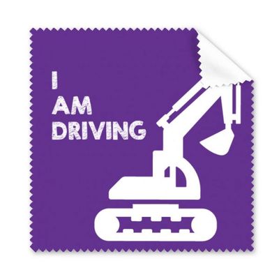 Excavator Driving Transfer Tool Cleaning Cloth Phone Screen Glasses Cleaner 5pcs