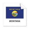American State Flag Contour Montana Cleaning Cloth Phone Screen Glasses Cleaner 5pcs view 1