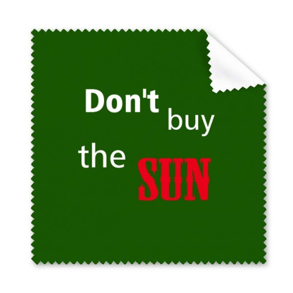 Dont Buy The Sun Oppose Cleaning Cloth Phone Screen Glasses Cleaner 5pcs