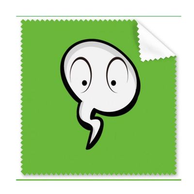 Daily Language Chat Emotion Surprise Cleaning Cloth Phone Screen Glasses Cleaner 5pcs