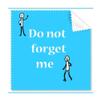 Don't Forget Me Sad Cleaning Cloth Phone Screen Glasses Cleaner 5pcs view 1