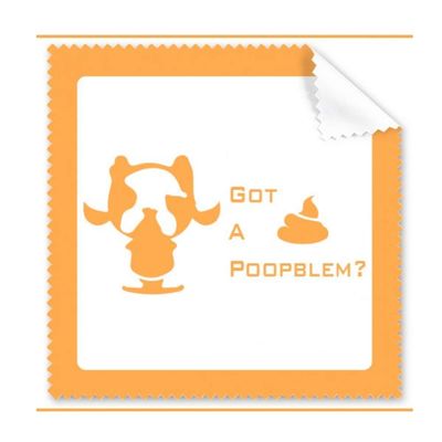 Fierce Boston Terrier Poop Problem Cleaning Cloth Phone Screen Glasses Cleaner 5pcs