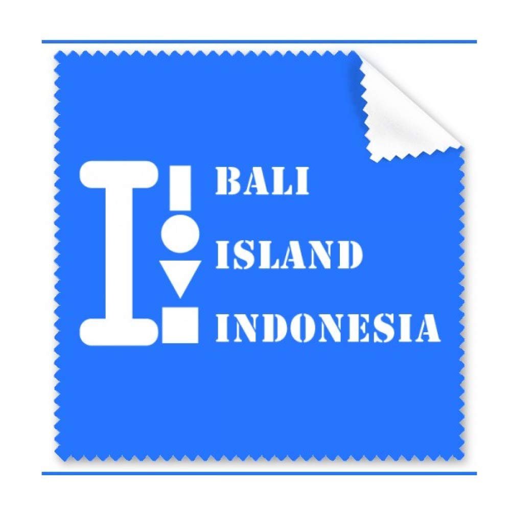 Bali Island Indonesia Cleaning Cloth Phone Screen Glasses Cleaner 5pcs