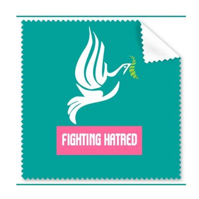 Against Fight Hatred Cleaning Cloth Phone Screen Glasses Cleaner 5pcs