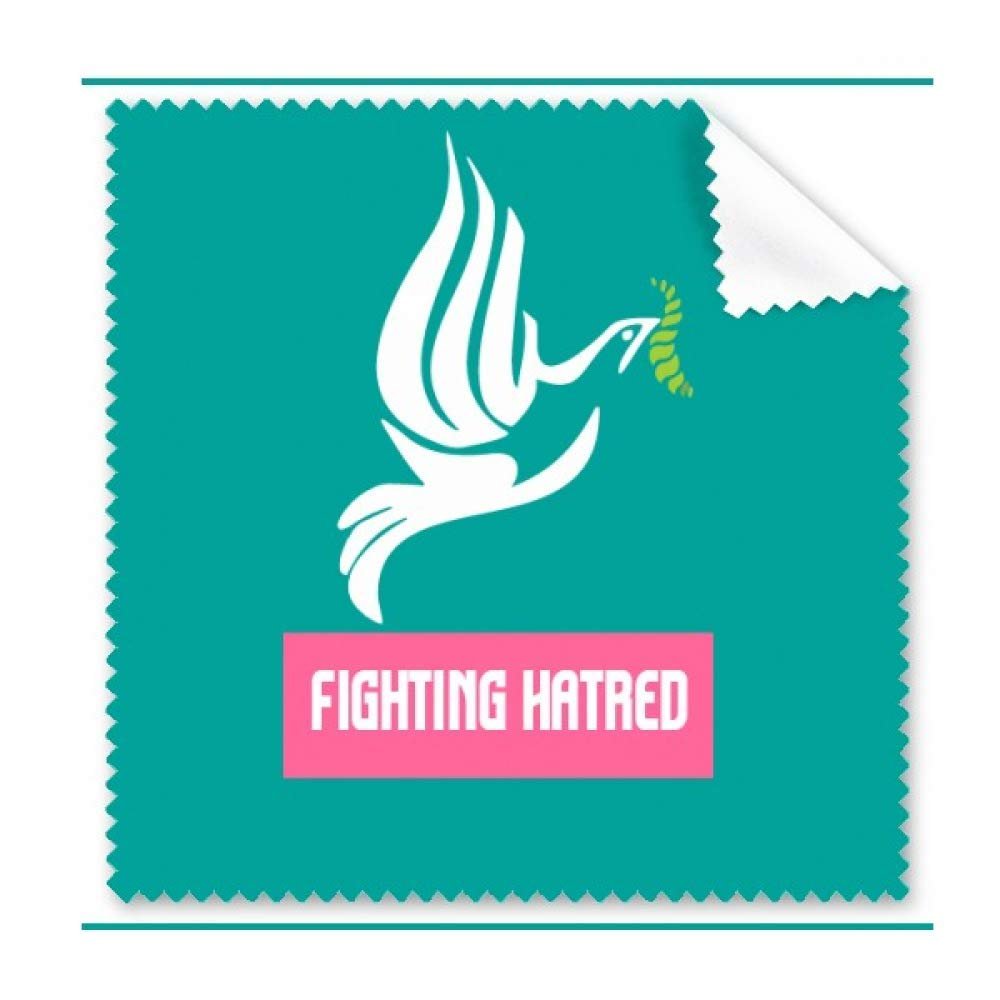 Against Fight Hatred Cleaning Cloth Phone Screen Glasses Cleaner 5pcs