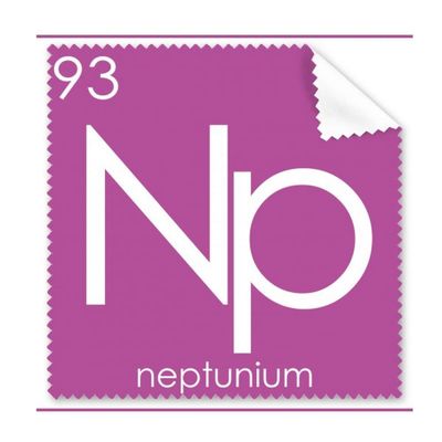 Chemistry Elements Period Table Actinide Neptunium Np Cleaning Cloth Phone Screen Glasses Cleaner 5pcs