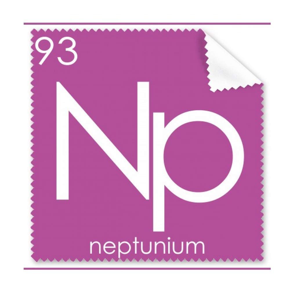 Chemistry Elements Period Table Actinide Neptunium Np Cleaning Cloth Phone Screen Glasses Cleaner 5pcs
