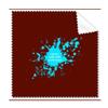 Blue Ink Drops Splattering Carnival Cleaning Cloth Phone Screen Glasses Cleaner 5pcs view 1