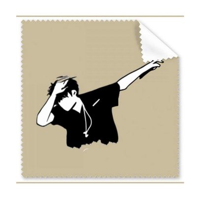 Body Posture Headset Dance Cleaning Cloth Phone Screen Glasses Cleaner 5pcs