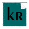 Denmark Currency Symbol Krone Cleaning Cloth Phone Screen Glasses Cleaner 5pcs view 1