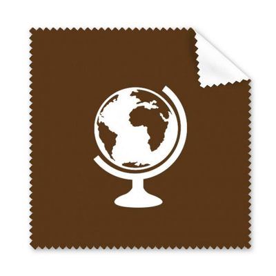 Earth World Region Geography Cleaning Cloth Phone Screen Glasses Cleaner 5pcs
