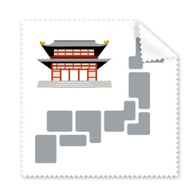 Brick Tile Buildings Traditional Japanese Residence Cleaning Cloth Phone Screen Glasses Cleaner 5pcs