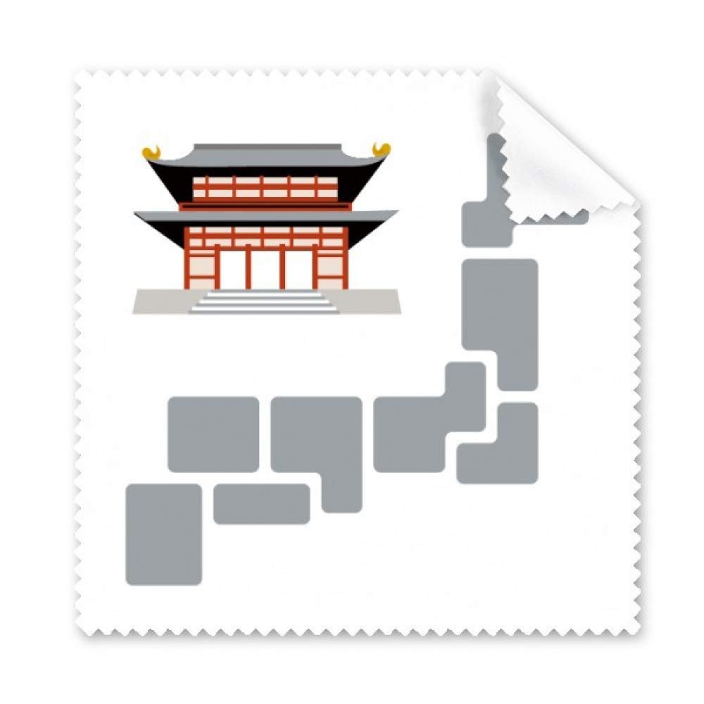 Brick Tile Buildings Traditional Japanese Residence Cleaning Cloth Phone Screen Glasses Cleaner 5pcs