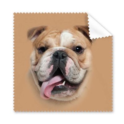 Dog Skin Tongue Art Deco Gift Fashion Cleaning Cloth Phone Screen Glasses Cleaner 5pcs