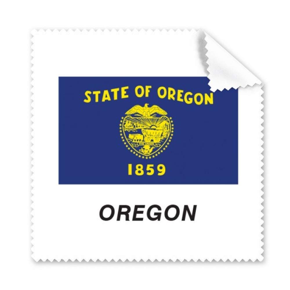 American State Flag Outline Oregon Cleaning Cloth Phone Screen Glasses Cleaner 5pcs