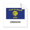 American State Flag Outline Oregon Cleaning Cloth Phone Screen Glasses Cleaner 5pcs view 1