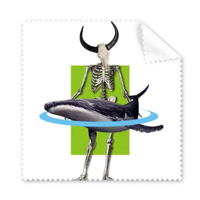 Bull-Headed Cape Whale Show Cleaning Cloth Phone Screen Glasses Cleaner 5pcs