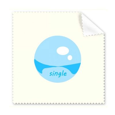 Crystal Transparent Ball Art Deco Gift Fashion Cleaning Cloth Phone Screen Glasses Cleaner 5pcs