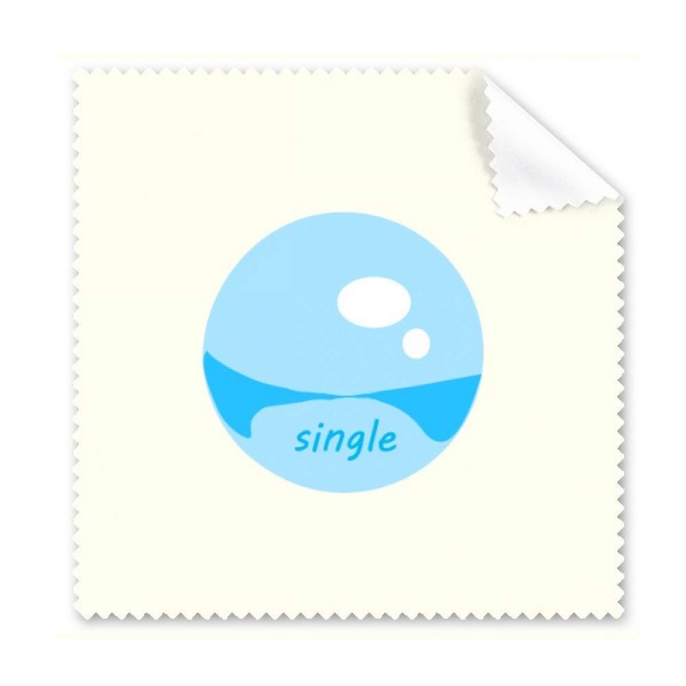 Crystal Transparent Ball Art Deco Gift Fashion Cleaning Cloth Phone Screen Glasses Cleaner 5pcs