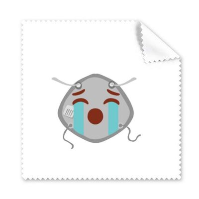 Crying Sad Lost Head Expression Cleaning Cloth Phone Screen Glasses Cleaner 5pcs