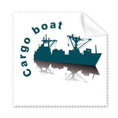 Cargo Ships Navigating Ocean Goods Cleaning Cloth Phone Screen Glasses Cleaner 5pcs