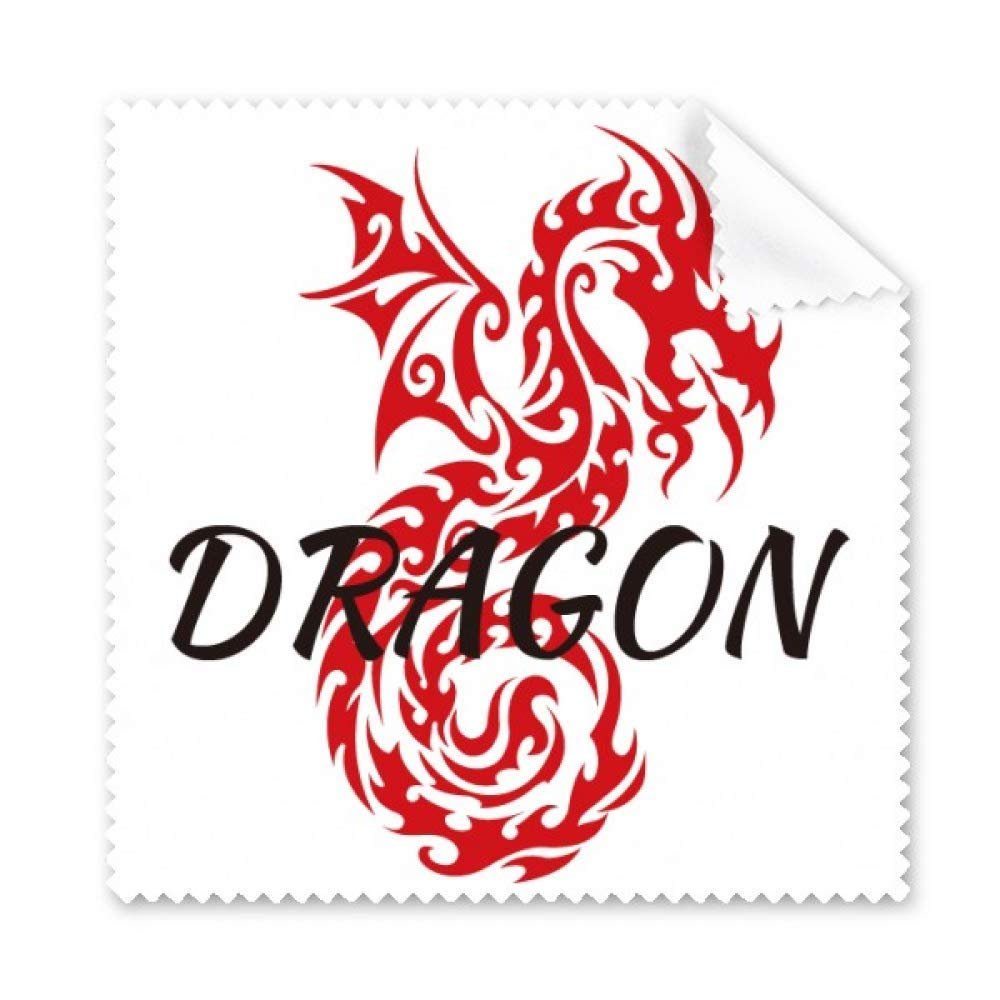 Animal Wings Myth Oriental Dragon Western Dragon Cleaning Cloth Phone Screen Glasses Cleaner 5pcs