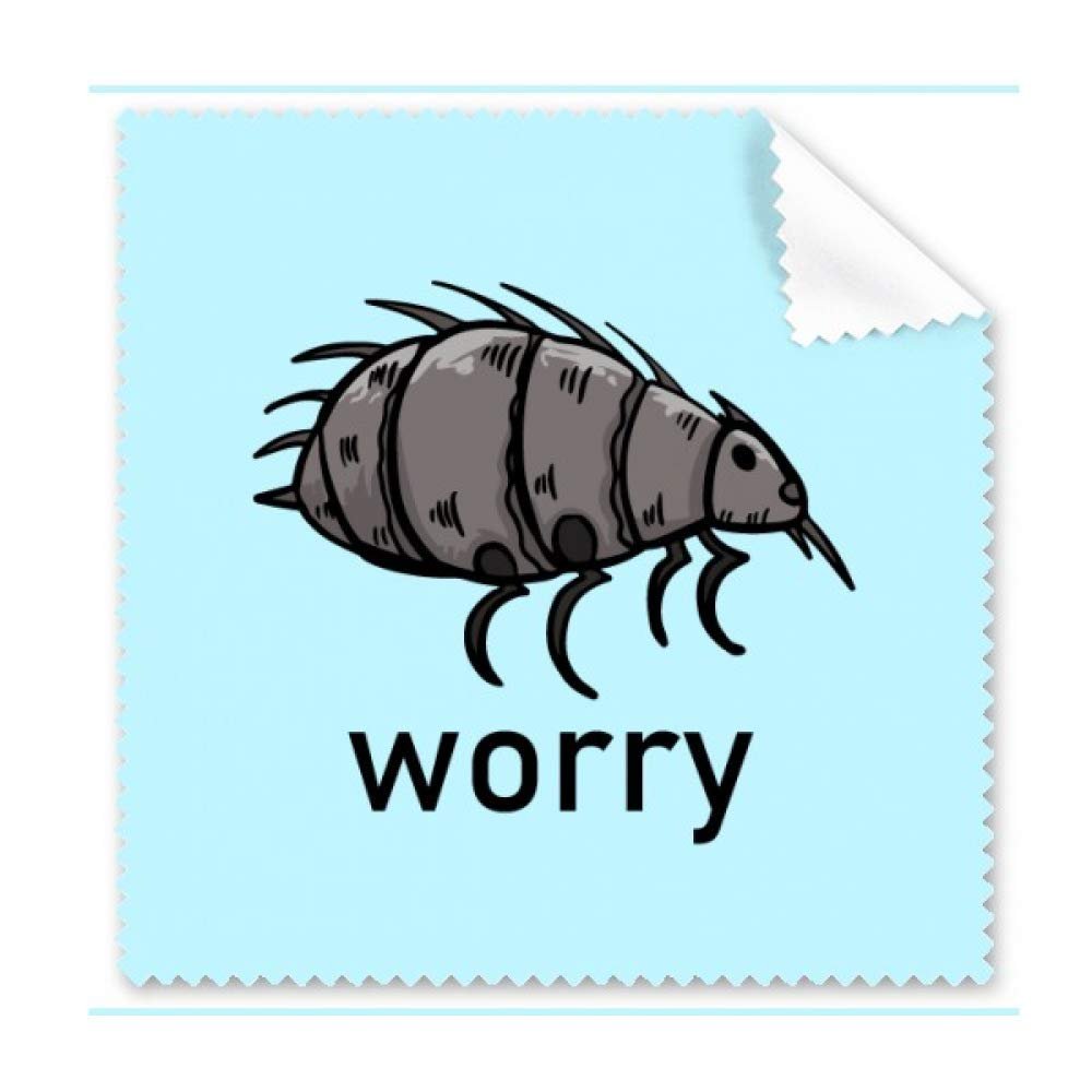 Cartoon Minimalist Flea Insect Cleaning Cloth Phone Screen Glasses Cleaner 5pcs