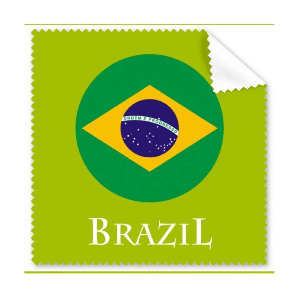 Brazil Football Carnival Flag Cleaning Cloth Phone Screen Glasses Cleaner 5pcs