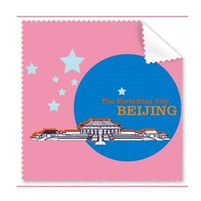China Historial Building Forbidden City Cleaning Cloth Phone Screen Glasses Cleaner 5pcs