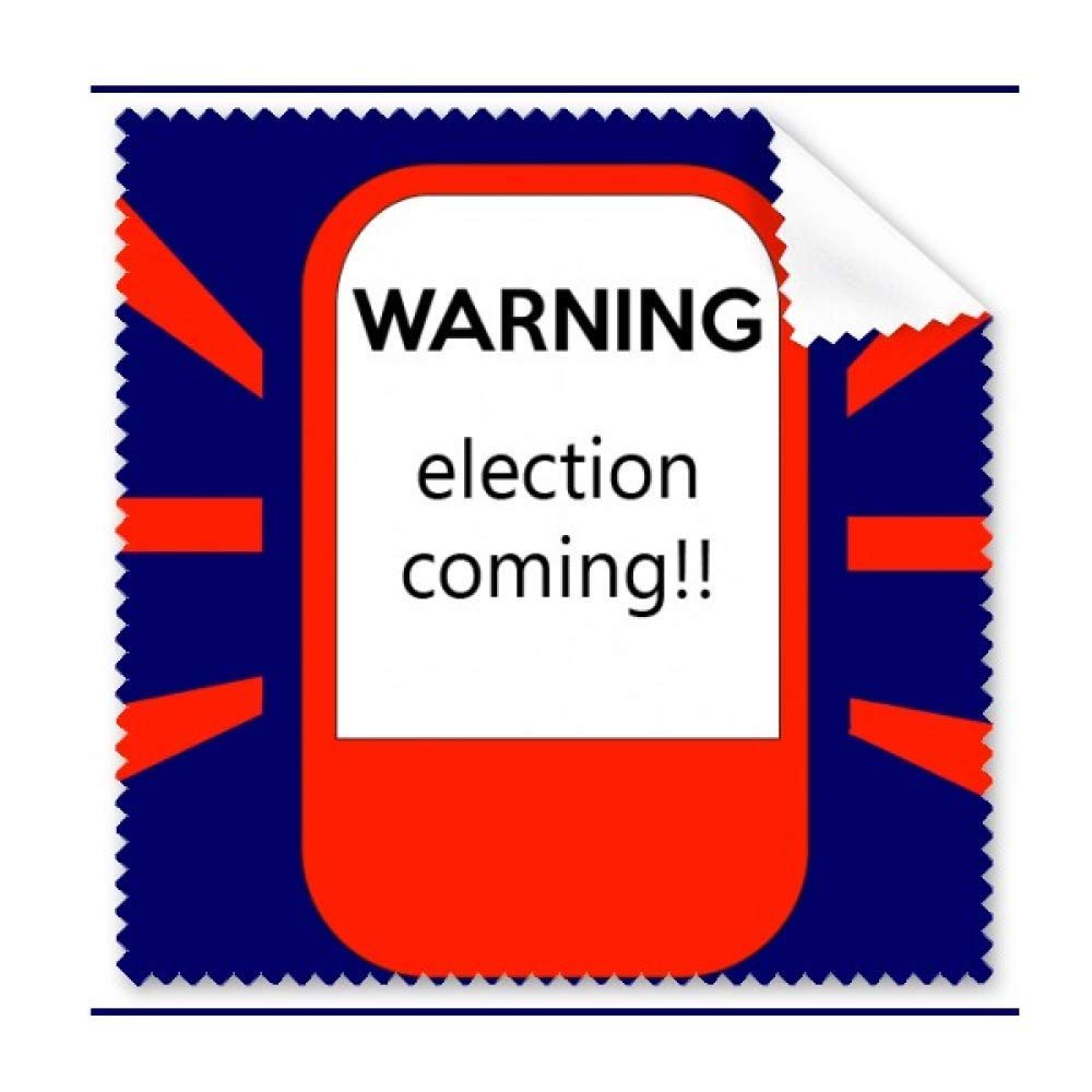 Election Closing Alert Red Alarm Cleaning Cloth Phone Screen Glasses Cleaner 5pcs