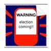 Election Closing Alert Red Alarm Cleaning Cloth Phone Screen Glasses Cleaner 5pcs view 1