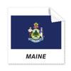 American State Flag Contour Maine Cleaning Cloth Phone Screen Glasses Cleaner 5pcs view 1