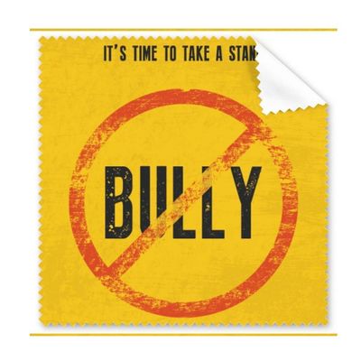 Logo No Bully Cleaning Cloth Phone Screen Glasses Cleaner 5pcs