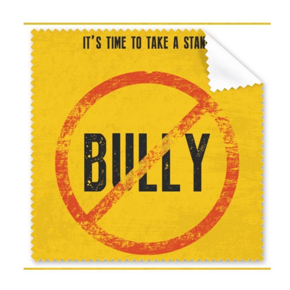 Logo No Bully Cleaning Cloth Phone Screen Glasses Cleaner 5pcs