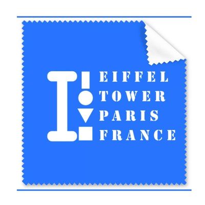 Eiffel Tower Paris France Cleaning Cloth Phone Screen Glasses Cleaner 5pcs