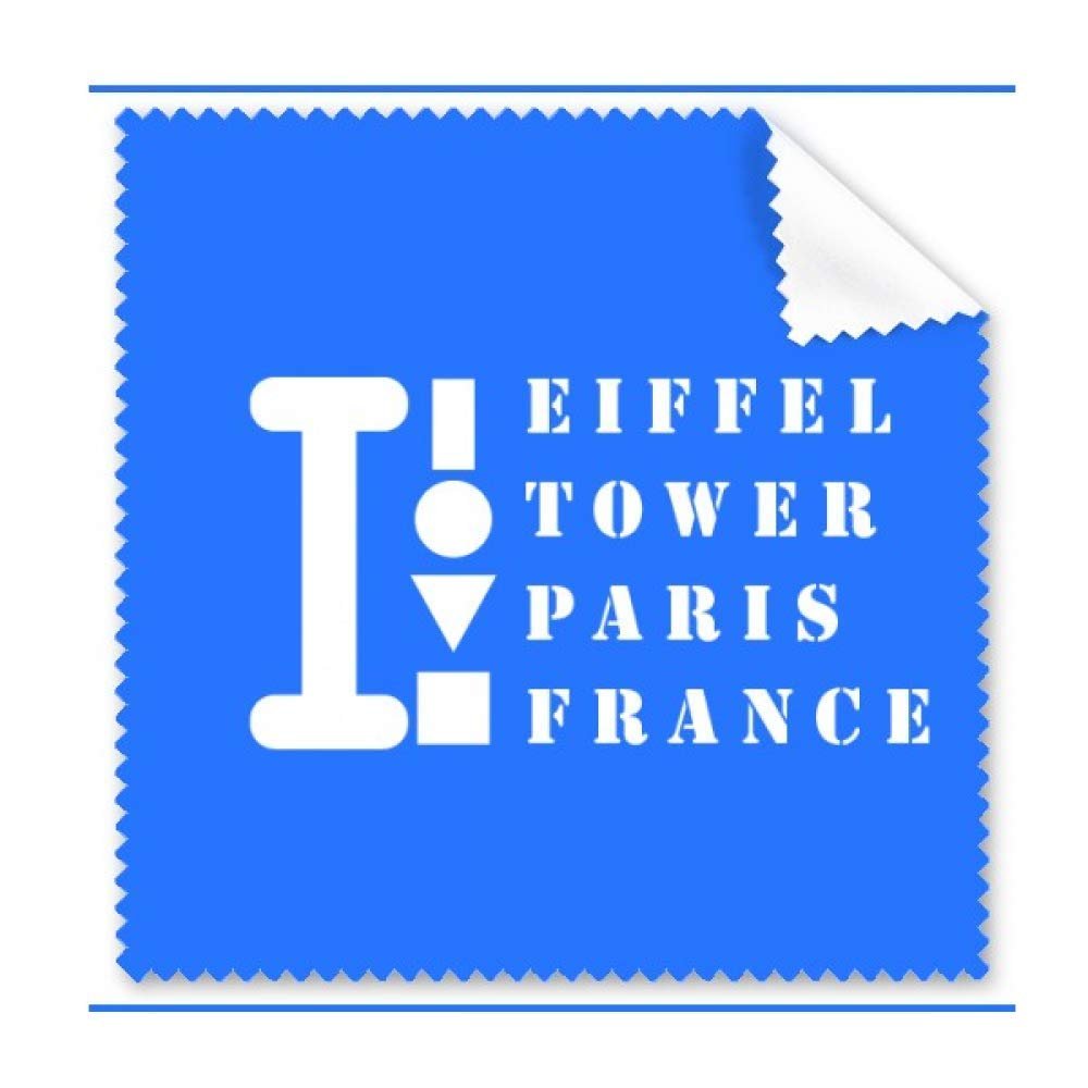 Eiffel Tower Paris France Cleaning Cloth Phone Screen Glasses Cleaner 5pcs
