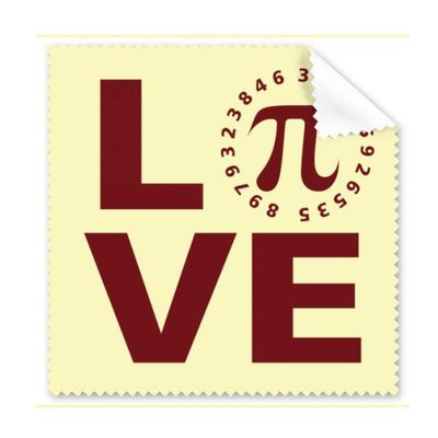 Calculation ODigital Pi Love Cleaning Cloth Phone Screen Glasses Cleaner 5pcs