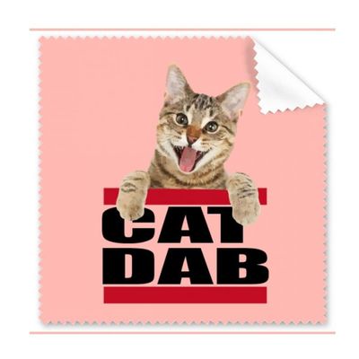Cat Shows Tap Sport Art Deco Gift Fashion Cleaning Cloth Phone Screen Glasses Cleaner 5pcs
