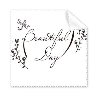 Beautiful Day Ceilings Art Deco Gift Fashion Cleaning Cloth Phone Screen Glasses Cleaner 5pcs